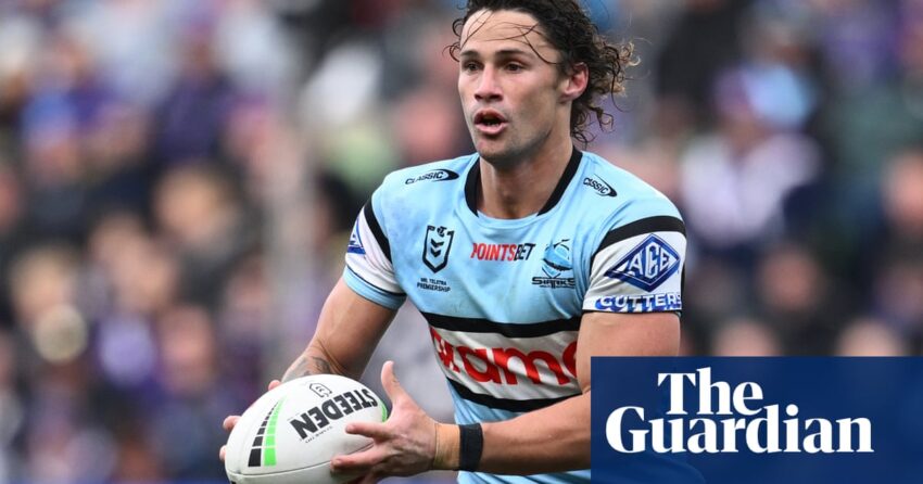 'Kami punya label ini': Nicho Hynes mengabaikan kebisingan di tengah perburuan Sharks untuk menebus kekalahan di final | NRL