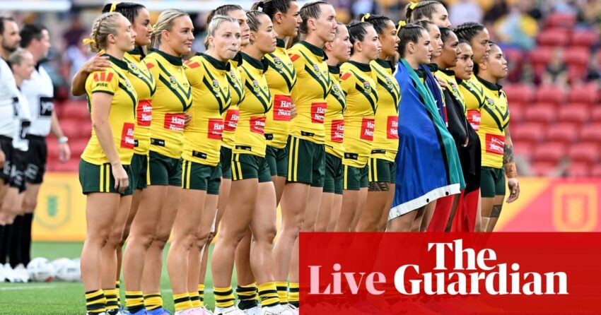 Selandia Baru v Australia: Tes liga rugbi wanita – langsung | Liga rugbi wanita