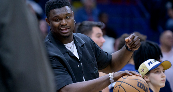 Zion Williamson Nearing Return From Left Hamstring Strain