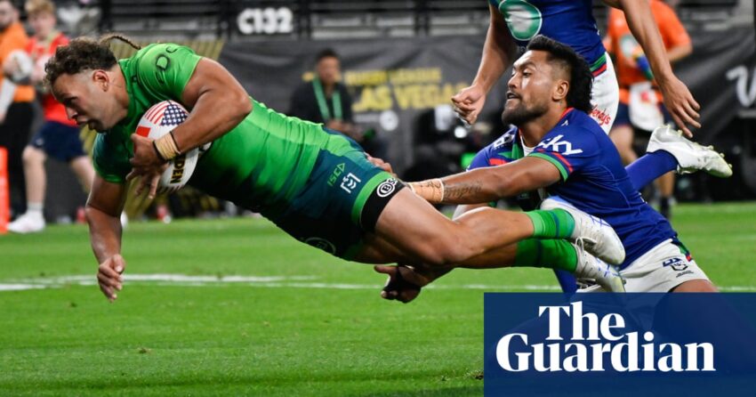 Canberra Raiders Wallop Warriors Selandia Baru di Pembuka Musim NRL di Las Vegas | Nrl