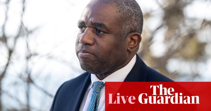 David Lammy says G7 considering further moves to pressure Russia into agreeing Ukraine ceasefire – as it happened | Politics