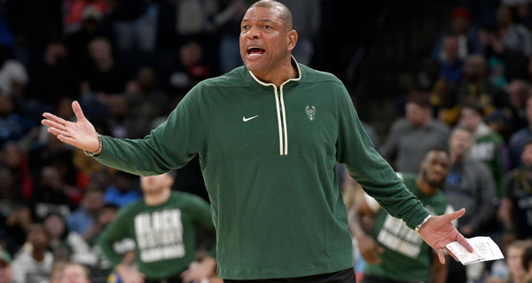 Doc Rivers Meets With Damian Lillard, Giannis Antetokounmpo Following Loss To Warriors