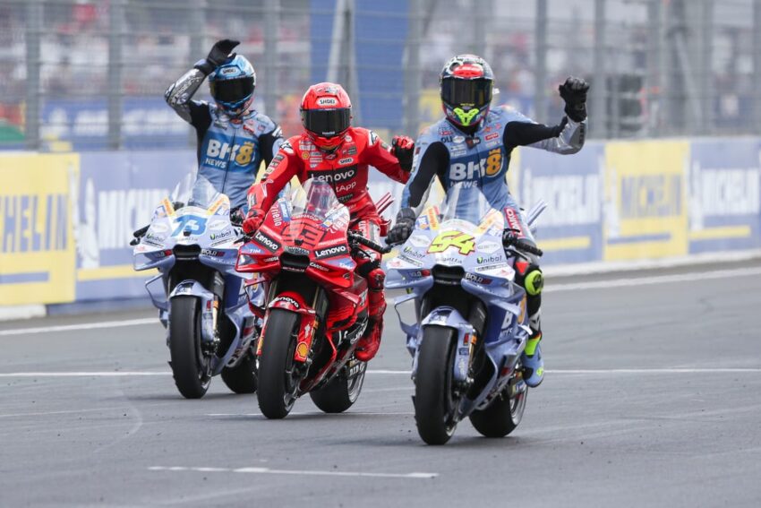 Marc Marquez masih tak terkalahkan pada 2025 sprint motoGP, tabrakan bagaia