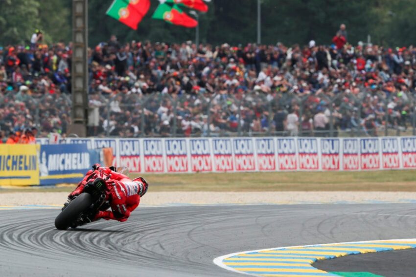 Marquez dalam bentuk yang tidak menyenangkan di le mans motogp practice