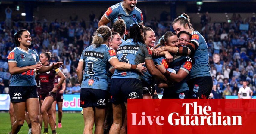NSW Blues win Game 2 to clinch 2025 Women’s State of Origin series – as it happened | State of Origin