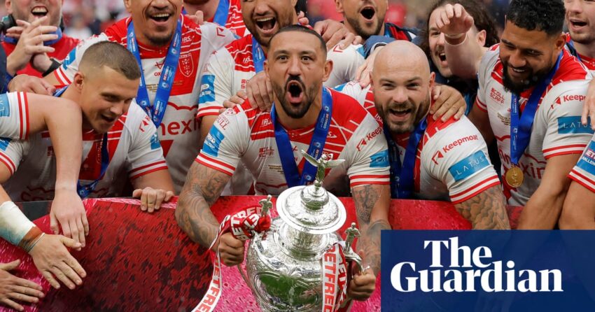 Hull KR mengakhiri 45 tahun menunggu kemuliaan piala tantangan saat percobaan terlambat menyangkal Warrington | Tantangan Piala