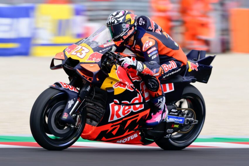 Hukuman berat untuk bastianini meskipun ada kegagalan sepeda motoGP menyebabkan kecelakaan