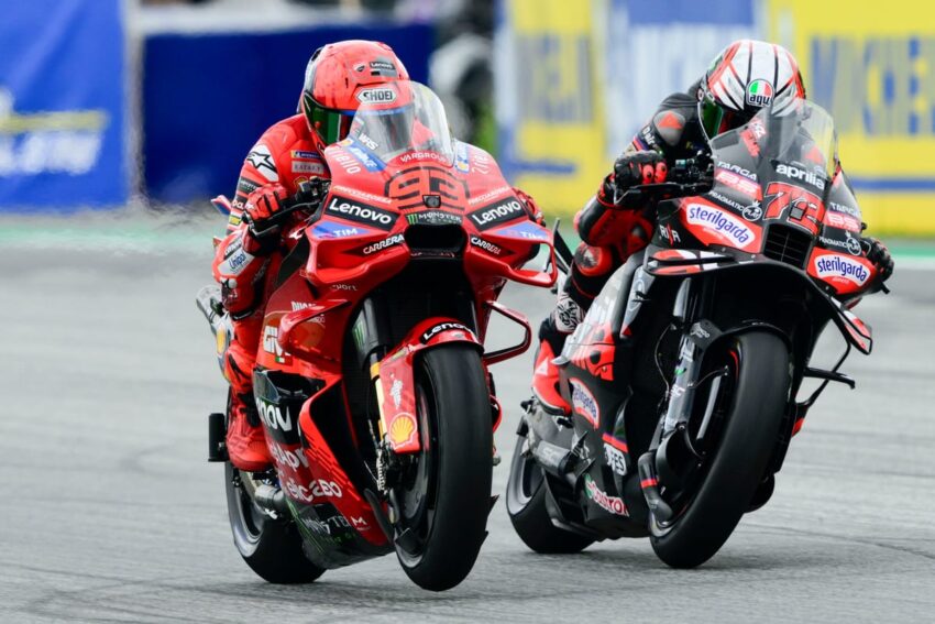 Marquez datang melalui duel bezzecchi yang spektakuler untuk kemenangan GP Austria