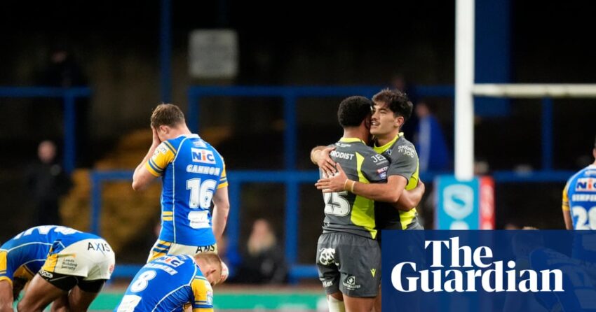 Catalans Dragons memberikan pukulan besar untuk harapan Leeds untuk menyelesaikan dua teratas | Liga Super