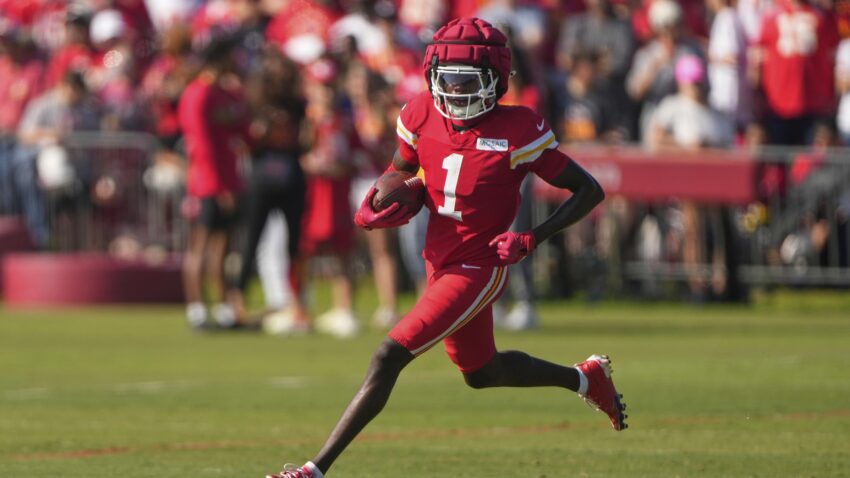 Chiefs 'Xavier Worthy memiliki kesempatan' ramping 'untuk bermain vs Eagles di tengah cedera, kata Andy Reid