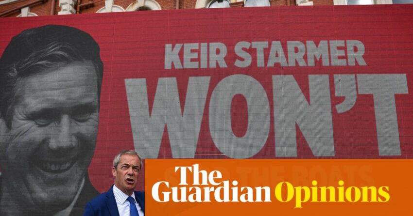 Ini adalah bencana yang terjadi di depan mata. Setiap hari Keir Starmer menghaluskan jalan Nigel Farage ke No. 10 | Owen Jones
