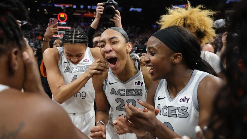 A'ja Wilson, Bam Adebayo Rayakan Gelar WNBA 2025 Aces Star, Penghargaan MVP dalam Video