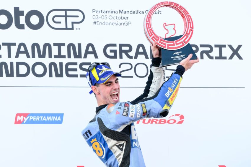 Aldeguer mengambil kemenangan MotoGP pertama yang dominan, Marquez terluka