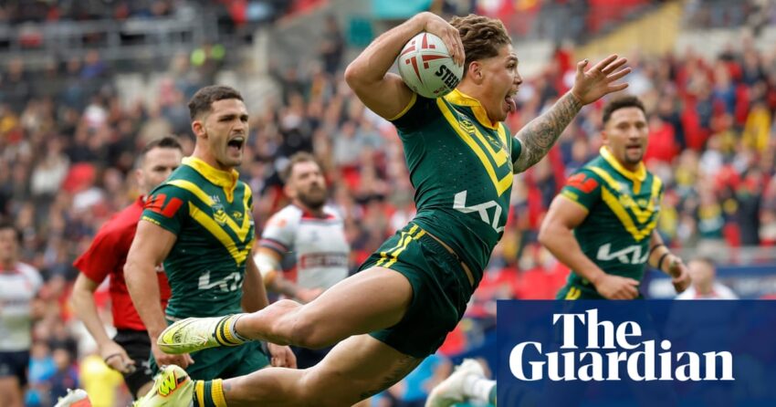 Australia yang kejam menyingkirkan Inggris dalam Tes Ashes sepihak di Wembley | Liga rugbi