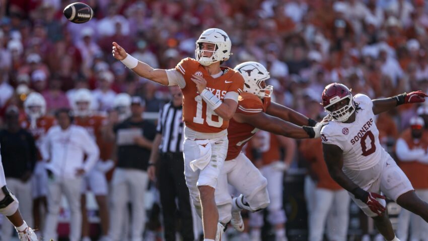 Bagaimana Arch Manning, John Mateer Tampil dalam Kemenangan Texas vs. OU di Red River Rivalry