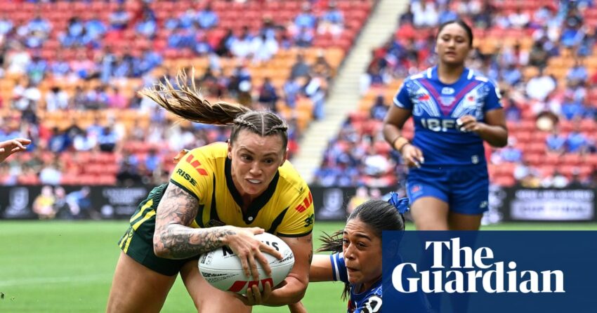 Julia Robinson melonjak sebagai pesaing percobaan tahun ini saat Jillaroos menyingkirkan Samoa | Tim liga rugbi wanita Australia