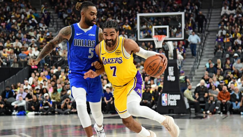 LeBron James, Fans NBA Hype Babak Pertama Gabe Vincent untuk Lakers vs. Cooper Flagg, Mavs