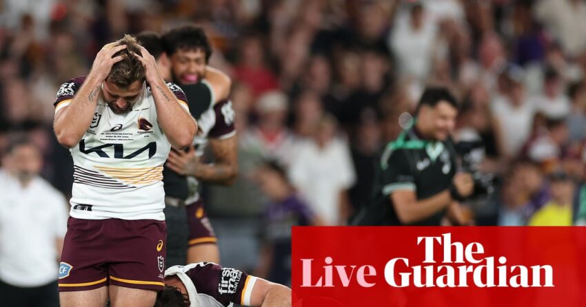 NRL 2025 Grand Final: Brisbane Broncos mengalahkan Melbourne Storm - seperti yang terjadi | Nrl