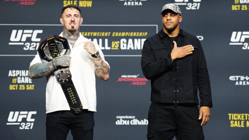 Tom Aspinall, Pertarungan Terbaik Ciryl Gane Berikutnya Setelah Hasil UFC 321