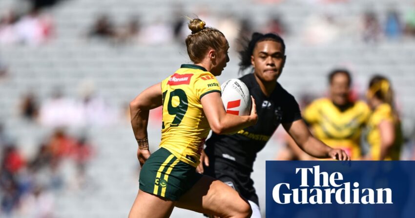 Gereja Abbi bersinar saat debut Jillaroos dalam kemenangan melelahkan atas Selandia Baru | Tim liga rugbi wanita Australia